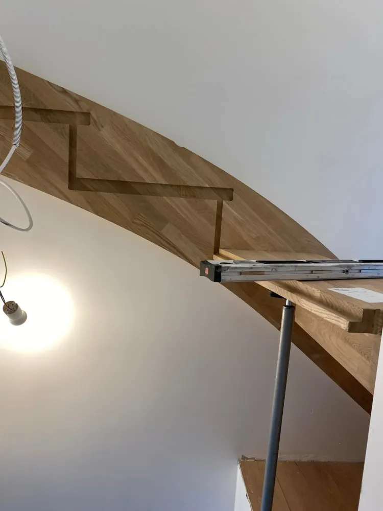 construction escalier en bois