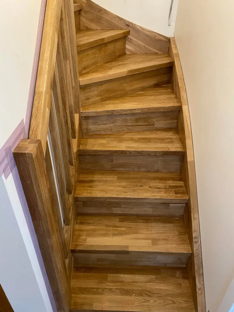 construction escalier en bois